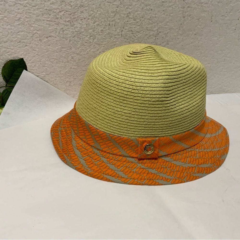 Calvin Klein Hat Beautiful Tan Orange